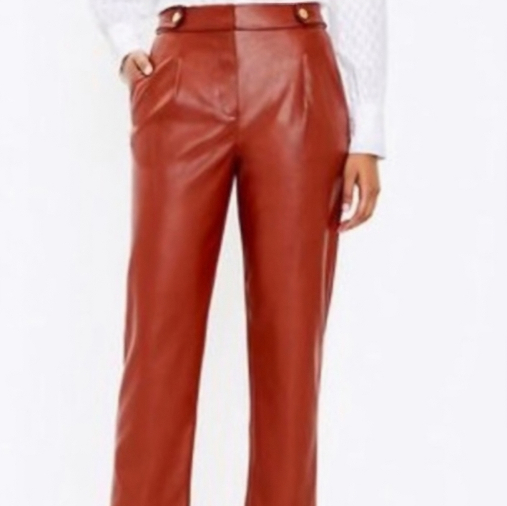Loft Vegan Leather Pants